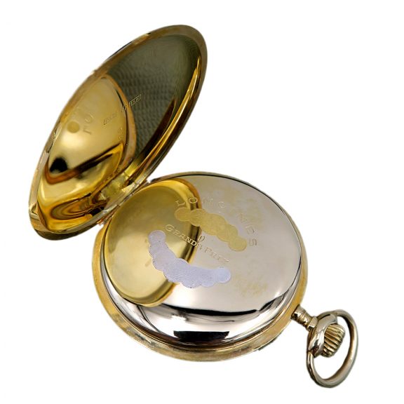 Fine Swiss 18K yellow gold keyless pocket watch Circa 1920 Fine Swiss 18K yellow gold keyless pocket watch Circa 1920