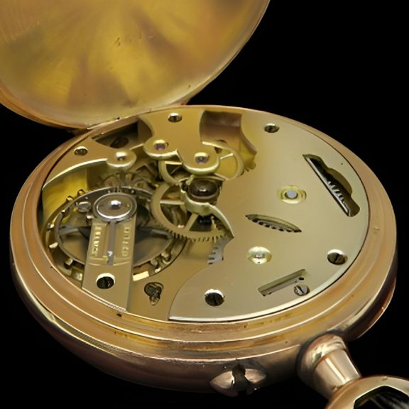 French 18K yellow gold pocket chronometer watch Circa 1920 French 18K yellow gold pocket chronometer watch Circa 1920