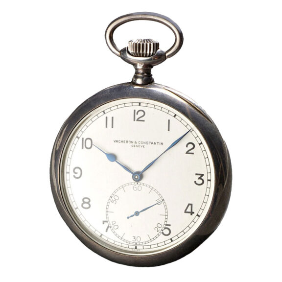 Swiss silver deck watch for the british Royal Navy Circa 1945
