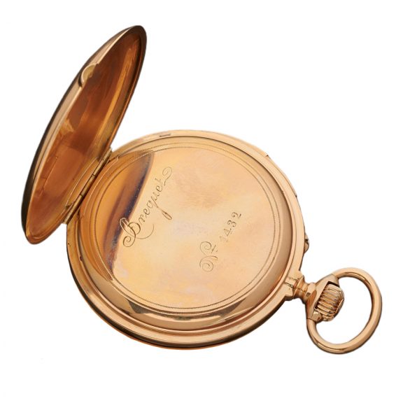 Swiss 18K gold quarter repeating lever pocket watch Circa 1893 Swiss 18K gold quarter repeating lever pocket watch Circa 1893