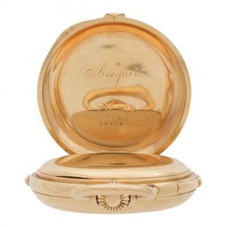 French 18K gold minute repeating chronograph Circa 1894