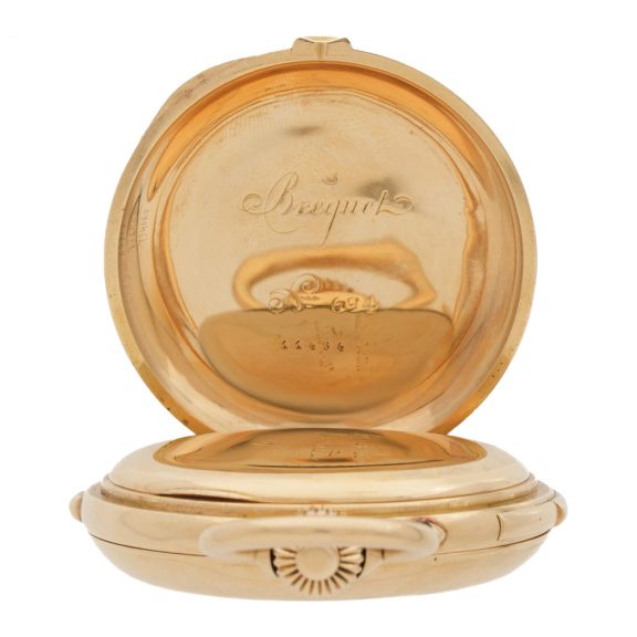 French 18K gold minute repeating chronograph Circa 1894 French 18K gold minute repeating chronograph Circa 1894