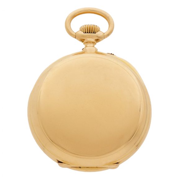Swiss 18 carat gold open faced lever pocket watch Circa 1901 Swiss 18 carat gold open faced lever pocket watch Circa 1901