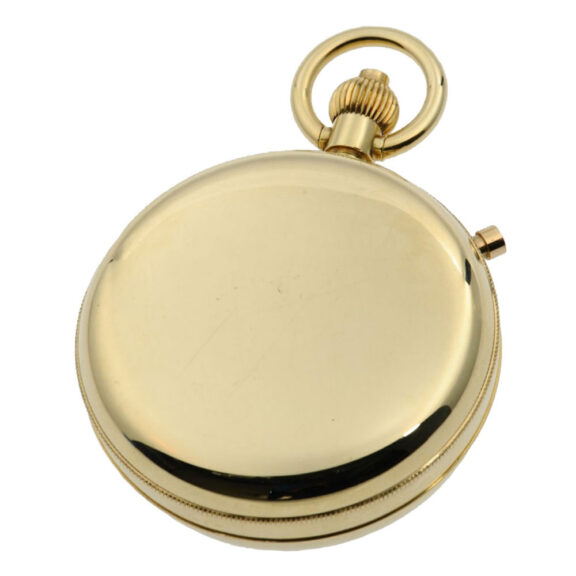 Swiss gold deck chronometer with chronograph Circa 1956 Swiss gold deck chronometer with chronograph Circa 1956