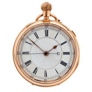 Swiss gold doctors watch for the English market Circa 1890