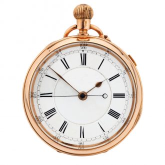 Swiss gold doctors watch for the English market Circa 1890