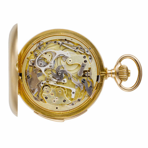 Fine Swiss 18 carat gold minute repeating watch Circa 1900 Fine Swiss 18 carat gold minute repeating watch Circa 1900