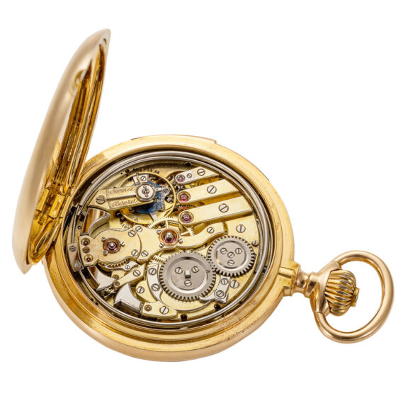 Fine Swiss 18 carat gold minute repeating watch Circa 1900 Fine Swiss 18 carat gold minute repeating watch Circa 1900