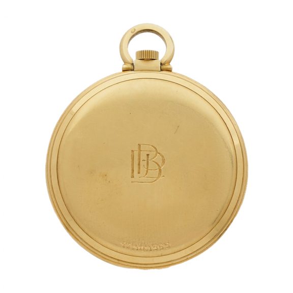 Swiss 18 carat gold open faced lever dress watch Circa 1955 Swiss 18 carat gold open faced lever dress watch Circa 1955