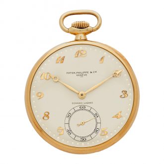 Swiss 18K yellow gold Breguet type dress watch Circa 1946