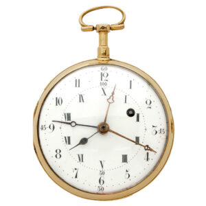 French gold watch with Revolutionary decimal hours Circa 1795