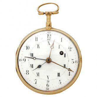 French gold watch with Revolutionary decimal hours Circa 1795