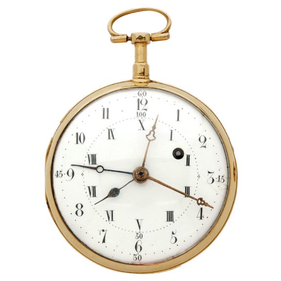 French gold watch with Revolutionary decimal hours Circa 1795