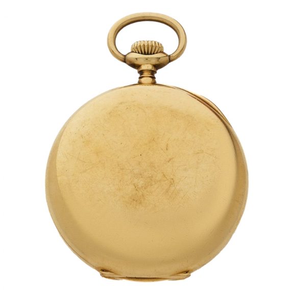 Swiss 18K yellow gold open faced lever pocket watch Circa 1920 Swiss 18K yellow gold open faced lever pocket watch Circa 1920