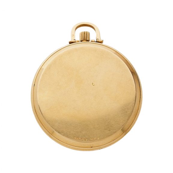 Swiss 18 carat gold open faced lever dress watch Circa 1960 Swiss 18 carat gold open faced lever dress watch Circa 1960