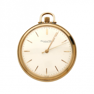 Swiss 18 carat gold open faced lever dress watch Circa 1960