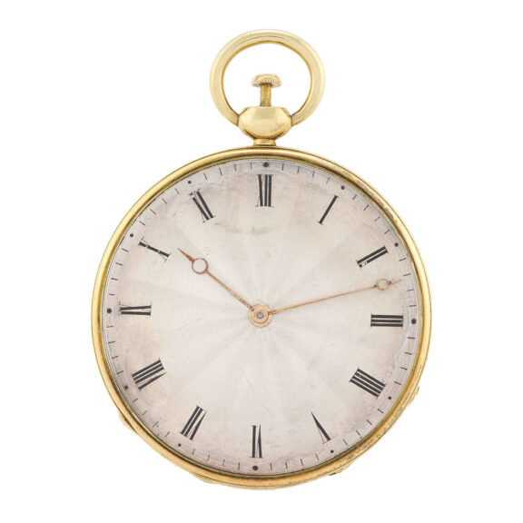Swiss quarter repeating gold pocket watch Circa 1840