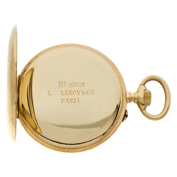 French 18 carat yellow gold open faced pocket watch Circa 1900 French 18 carat yellow gold open faced pocket watch Circa 1900