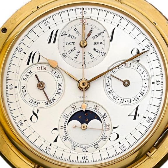 French gold complicated repeating chronograph watch Circa 1880 French gold complicated repeating chronograph watch Circa 1880