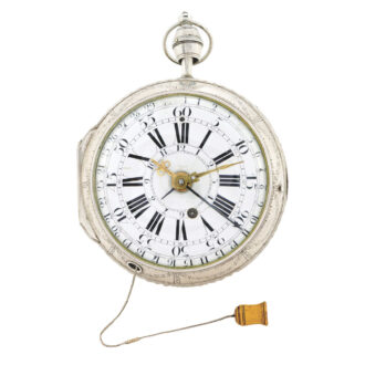 Austrian four train coach watch with hour and quarter striking and pull repeating Circa 1740