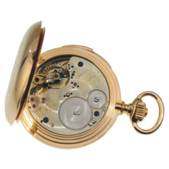 Exquisite German gold half hunter pocket watch Circa 1888 Exquisite German gold half hunter pocket watch Circa 1888