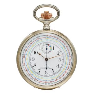 Swiss Omega chronograph with minute recorder Circa 1907