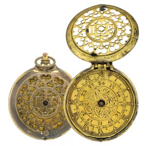 Early German gilt silver watch with later movement Circa 1600