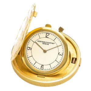 Swiss ultra-thin gold coin form lever watch Circa 1946