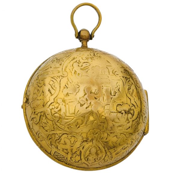 French decorative single hand verge pocket watch Circa 1700 French decorative single hand verge pocket watch Circa 1700