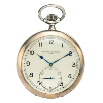 Swiss silver watch by Vacheron & Constantin Circa 1944