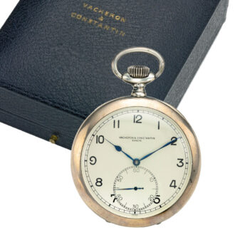 Swiss silver watch by Vacheron & Constantin Circa 1944