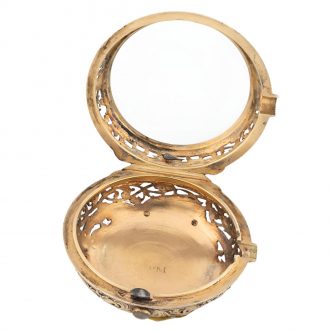 English gilded silver pair cased striking watch Circa 1775