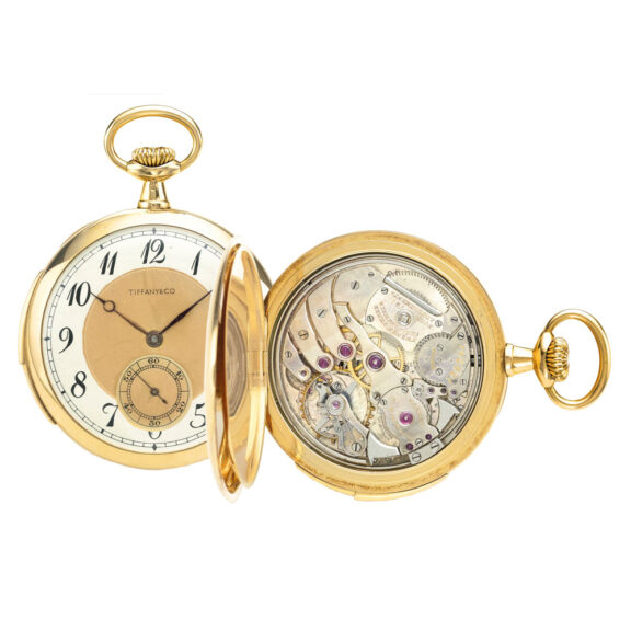 Swiss gold open faced minute repeating watch Circa 1910