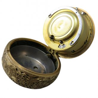 German verge watch with repoussé decoration Circa 1750