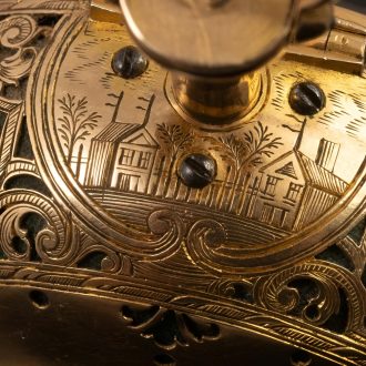 German verge watch with repoussé decoration Circa 1750