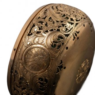 German verge watch with repoussé decoration Circa 1750