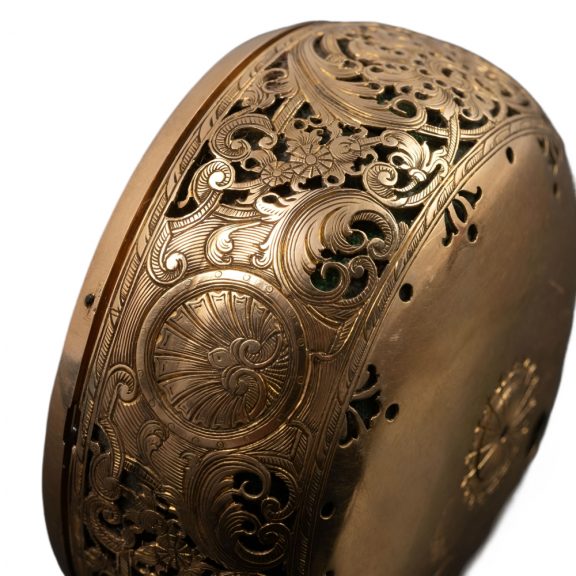 German verge watch with repoussé decoration Circa 1750 German verge watch with repoussé decoration Circa 1750