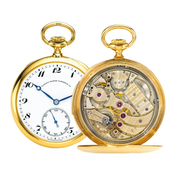Fine Swiss gold minute repeating pocket watch Circa 1916