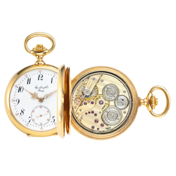 Swiss gold trip minute repeating lever watch Circa 1895