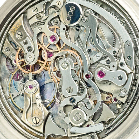 Swiss minute repeating split seconds chronograph Circa 1917 Swiss minute repeating split seconds chronograph Circa 1917