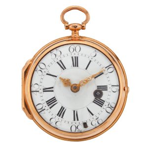 Exellent 20 carat gold French pocket watch Circa 1735