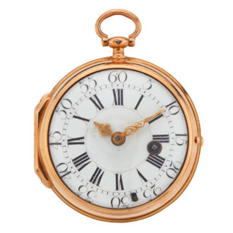 Exellent 20 carat gold French pocket watch Circa 1735