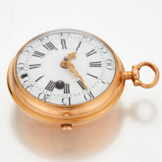 Exellent 20 carat gold French pocket watch Circa 1735