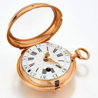 Exellent 20 carat gold French pocket watch Circa 1735