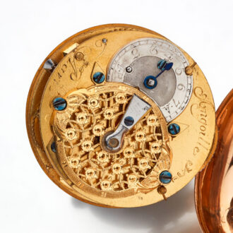 Exellent 20 carat gold French pocket watch Circa 1735