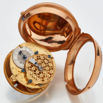 Exellent 20 carat gold French pocket watch Circa 1735