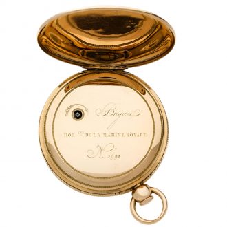 French 18K gold quarter repeating cylinder watch Circa 1805
