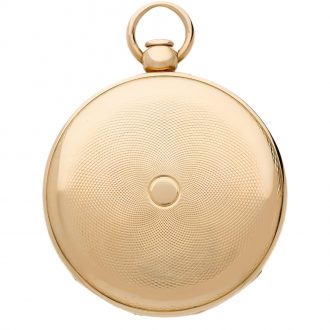 French 18K gold quarter repeating cylinder watch Circa 1805
