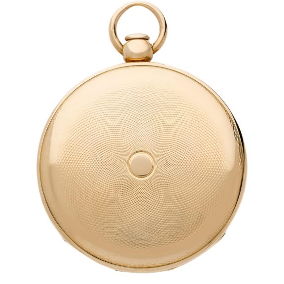 French 18K gold quarter repeating cylinder watch Circa 1805 French 18K gold quarter repeating cylinder watch Circa 1805
