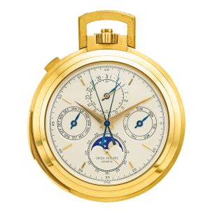 Swiss perpetual calendar minute repeating chronograph 1904